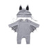 Children's bat jumpsuit 2-piece set